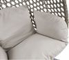 Hängesessel Empoli / Empoli LF 61435, Stahl, Beige, Grau, 95 x 197 x 95 cm Bild 5