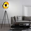 Höhenverstellbare LED Stehleuchte in schwarz gold Bild 5