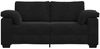 vidaXL Zweisitzer-Sofa Schwarz 180x77x82 cm Samt 4105272 Bild 4