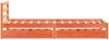 vidaXL Massivholzbett ohne Matratze Wachsbraun 75x190 cm Kiefernholz 3301550 Bild 5