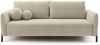 Selsey 'Veruco' Sofa mit Schlaffunktion und Chenille-Bezug, hellbeige, ca. 90 x 234 x 100 cm Bild 3