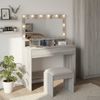 vidaXL Schminktisch Graues Sonoma 100 x 41 x 135 cm Holzwerkstoff 865105 Bild 1