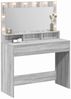 vidaXL Schminktisch Graues Sonoma 100 x 41 x 135 cm Holzwerkstoff 865105 Bild 3