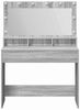 vidaXL Schminktisch Graues Sonoma 100 x 41 x 135 cm Holzwerkstoff 865105 Bild 4