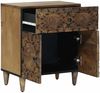 vidaXL Bettkasten Braun 50 x 33 x 60 cm Massivholz Mango 4018343 Bild 2
