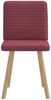 vidaXL Esszimmerstühle 2 Stk. Weinrot Stoff 4101147 Bild 5