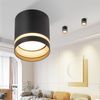 ZMH LED Aufbaustrahler rund Deckenstrahler schwarz 5W Aufbaustrahler klein Acryl Bild 5