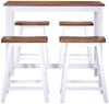 vidaXL Bartisch- und Hocker-Set 5-tlg. Massivholz 275232 Bild 4