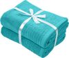 OTTO home Saunatuch Sanremo Premium, Premium Handtücher, 600 gr/m², 80x200cm, Frottier (Set, 2-St), Bordüre, einfarbig, flauschig, weich, dicke Qualität, 5 Jahre Garantie Bild 3