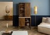 Buffet Mango 80x45x180 braun geölt / echter Marmor LOS ANGELES #04 Bild 3
