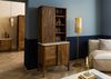 Buffet Mango 80x45x180 braun geölt / echter Marmor LOS ANGELES #04 Bild 2