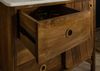 Buffet Mango 80x45x180 braun geölt / echter Marmor LOS ANGELES #04 Bild 4