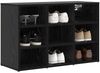 vidaXL Schuhschrank mit Regal Schwarz Eichen-Optik 77,5 x 30 x 51 cm 875208 Bild 3