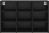 vidaXL Schuhschrank mit Regal Schwarz Eichen-Optik 77,5 x 30 x 51 cm 875208 Bild 5