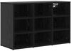 vidaXL Schuhschrank mit Regal Schwarz Eichen-Optik 77,5 x 30 x 51 cm 875208 Bild 2
