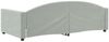 vidaXL Tagesbett Hellgrau 100x190 cm Samt 354154 Bild 5