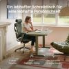 Desktronic HomePro Elektrisch höhenverstellbarer Schreibtisch 140x70 cm Grün/Grün mit Memory-Funktion, Anti-Kollisions Technologie, USB-A und USB-C-Ladeanschlüssen Bild 2
