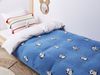 Kuscheldecke TALOKAN Baumwolle 130 x 170 cm Blau Bild 3