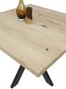 Esstisch >Micky< in Eiche massiv/schwarz - 100x76x100 (BxHxT) Bild 3