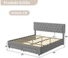 Furnishings Home Polsterbett 180 x 200 Doppelbett Hydraulisch anhebbarer Stauraumbett (Mit Lattenrost, Samtmaterial Polsterbett), Modernes Jugendbett, Leises Design Bett, Max. Belastbarkeit 350 kg Bild 3
