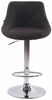 CLP 2er Set Barhocker Lazio Stoff höhenverstellbar und 360 Grad drehbar,dunkelgrau Bild 3