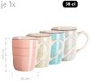 Mäser 931604 Kombiservice Lumaca für 4 Personen, Steingut, blau/grün/türkis (1 Set, 16-teilig) Bild 5