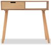 Konsolentisch, Beistelltisch, Konsole Kiefernholz Massiv 80 x 30 x 72 cm Braun Bild 3