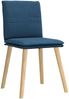 vidaXL Esszimmerstühle 6 Stk. Blau Stoff 3315633 Bild 3