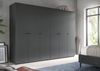 Kleiderschrankkombination (B/H/T: 240x176x51 cm) in anthrazit Nachbildung Bild 5