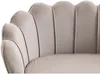 Vente-unique - DANDELION Sofa SamtStoff Schokoladenbraun - B 73 cm x H 78 cm x L 124 cm Bild 3