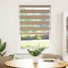 vidaXL Doppelrollo Sandbraun 85x150 cm Stoffbreite 80,9 cm Polyester 4014544 Bild 2