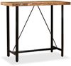 vidaXL 5-tlg. Bar-Set Altholz Massiv, Echtleder und Canvas 275144 Bild 2