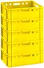 5x Fleischkiste E2 Fleischerkiste Eurobox 60 x 40 x 20 cm lebensmittelecht, robust, stapelbar | Lagerkisten, Stapelkisten, Metzgerkiste Made in Germany Bild 2