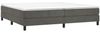 vidaXL Boxspringbett mit Matratze Dunkelgrau 200x200 cm Samt, Härtegrad: H2 [3144352] Bild 3