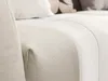 Vente-unique - NAEMIA Sofa SamtStoff Beige - B 233 cm x H 70 cm x L 263 cm Bild 5