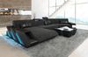 Sofa Apollonia C in Stoff - Strukturstoff - schwarzgrau-schwarz - Links Bild 2