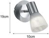 Exquisiter 6 Watt LED Strahler in Nickel matt Bild 4