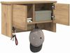 vidaXL Wandmontierter nachttisch mit Tür Artisan-Eiche 50 x 20 x 30 cm 874338 Bild 3