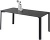 Esstisch >Lenni< in schwarz, Keramik, Metall - 180x76x90cm (BxHxT) Bild 4