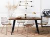 Esstisch dunkler Holzfarbton / schwarz 160x90 cm WITNEY Bild 3