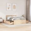 vidaXL Bett mit Schubladen und Matratze 120x200 cm Massivholz Kiefer 3281901 Bild 3