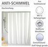 WENKO Duschvorhang Uni White Breite 180 cm, Höhe 200 cm, Polyester, waschbar Bild 4