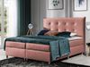 Mirjan24 Boxspringbett Amancio, Rosa 160x200 cm Welwet Bild 2