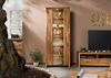 Vitrine Wildeiche 81x45x204 natur geölt PURE OAK #107 Bild 2