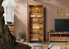 Vitrine Wildeiche 81x45x204 natur geölt PURE OAK #107 Bild 3