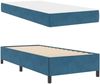 vidaXL Bettrahmen mit Matratze Dunkelblau 80 x 200 cm Stoff 3399028 Bild 5