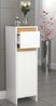 VCM Badmöbel Midischrank Malira 919807 Weiß / Honig-Eiche H. 95 x B. 30 x T. 30 cm Bild 3