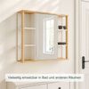Relaxdays Spiegelschrank mit Bambus-Dekor Bild 3