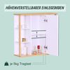 Relaxdays Spiegelschrank mit Bambus-Dekor Bild 5