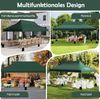 300 x 600 cm großes Pop-up-Überdachungszelt klappbares Eventzelt mit Tragetasche Grün Bild 3